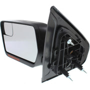 DURAFORCE Mirror For 2011-14 Ford F-150 Power Folding With Puddle Light Paintable Left