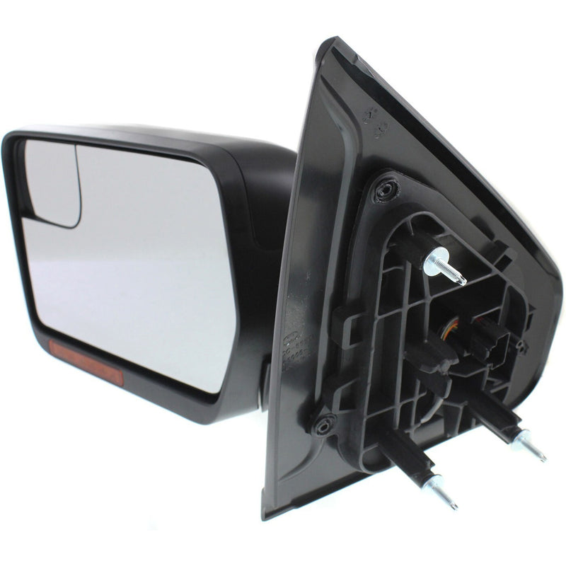 DURAFORCE Mirror For 2011-14 Ford F-150 Power Folding With Puddle Light Paintable Left
