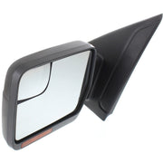 DURAFORCE Mirror For 2011-14 Ford F-150 Power Folding With Puddle Light Paintable Left