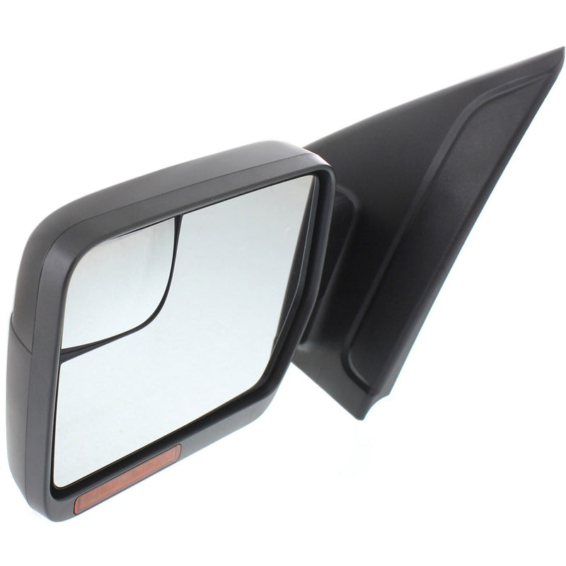 DURAFORCE Mirror For 2011-14 Ford F-150 Power Folding With Puddle Light Paintable Left