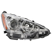 DURAFORCE Headlight For 2012 2013 2014 Toyota Prius C Four Three Two One Right With Bulb