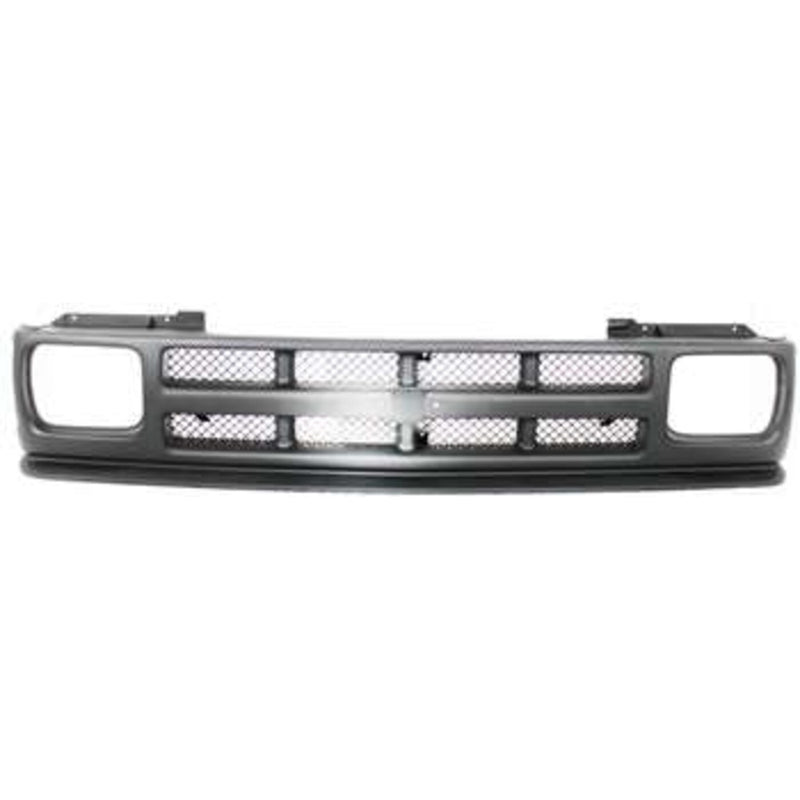 DURAFORCE Grille For 1991-93 Chevrolet S10 1991-94 S10 Blazer Textured Black Shell Insert