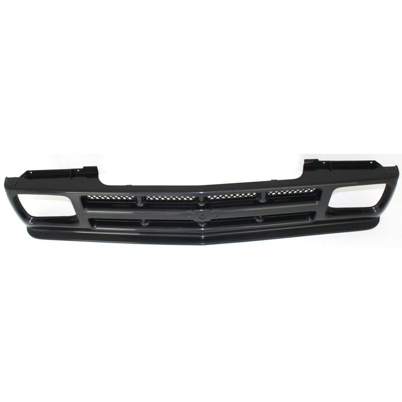 DURAFORCE Grille For 1991-93 Chevrolet S10 1991-94 S10 Blazer Textured Black Shell Insert