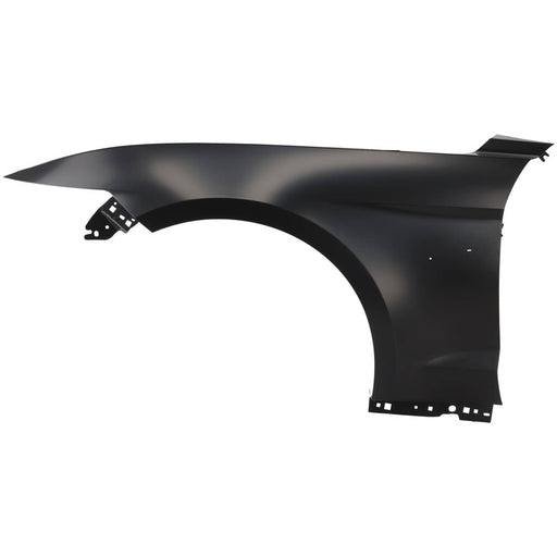 DURAFORCE Fender For 2015-2017 Ford Mustang Front Driver Primed Steel w/ Molding Holes
