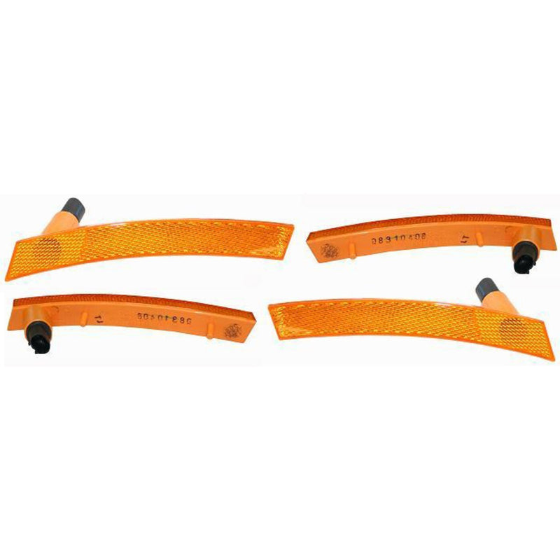 DURAFORCE Side Marker Set For 2002-2008 Mini Cooper Mounts on Fender Flare Front LH and RH