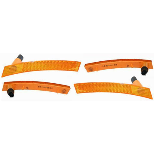 DURAFORCE Side Marker Set For 2002-2008 Mini Cooper Mounts on Fender Flare Front LH and RH