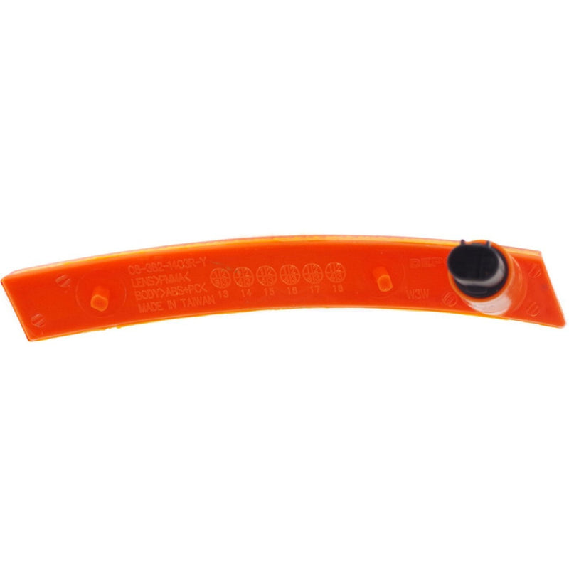 DURAFORCE Side Marker Set For 2002-2008 Mini Cooper Mounts on Fender Flare Front LH and RH