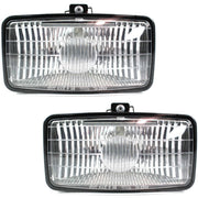 DURAFORCE Clear Lens Fog Light Set For 2000-2003 Chevy S10 LH and RH Xtreme with Bulbs