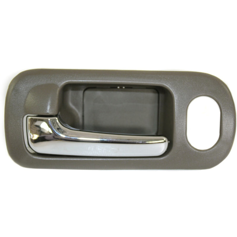 DURAFORCE Interior Door Handle For 2001-2005 Honda Civic Front, Driver Side Sedan Plastic