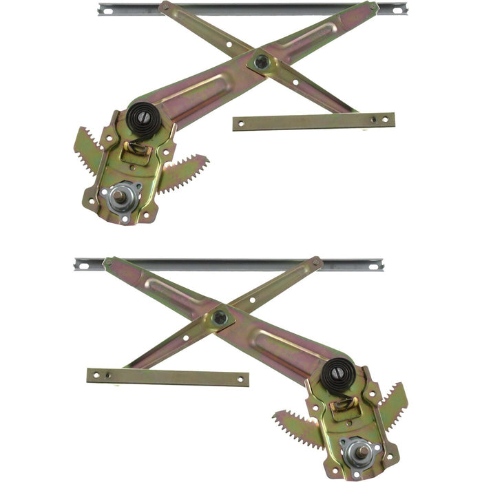 DURAFORCE Manual Window Regulator Set For 84-88 Toyota Pickup 4Runner Front Manual Crank