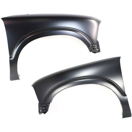 DURAFORCE Fender For 94-2004 Chevrolet S10 Set of 2 Front Driver & Passenger Primed Steel