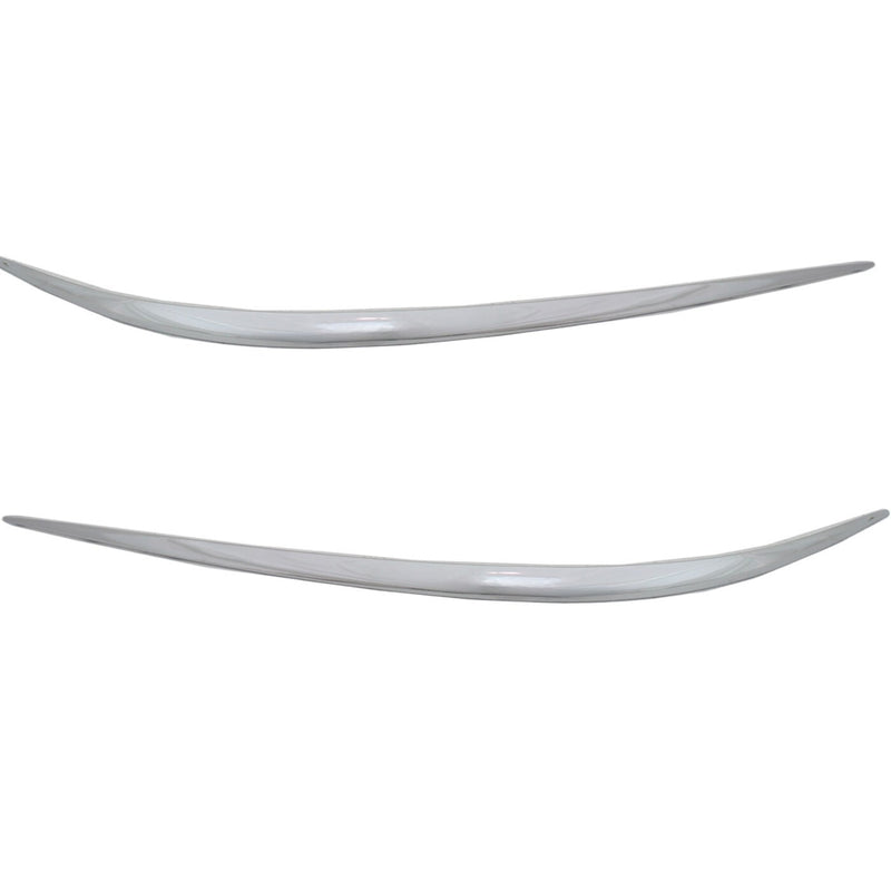 DURAFORCE Bumper Trim Set For 2003-2006 Mercedes Benz E320 E500 E55 AMG E350 Chrome Front