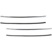 DURAFORCE Front Bumper Trim Molding Set For 1998-2002 Mercury Grand Marquis Chrome