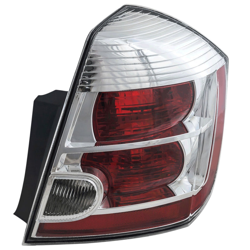 DURAFORCE Halogen Tail Light For 2007-2009 Nissan Sentra 2.0L Eng. Right Clear & Red Lens