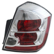 DURAFORCE Halogen Tail Light For 2007-2009 Nissan Sentra 2.0L Eng. Right Clear & Red Lens