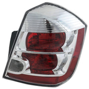 DURAFORCE Halogen Tail Light For 2007-2009 Nissan Sentra 2.0L Eng. Right Clear & Red Lens