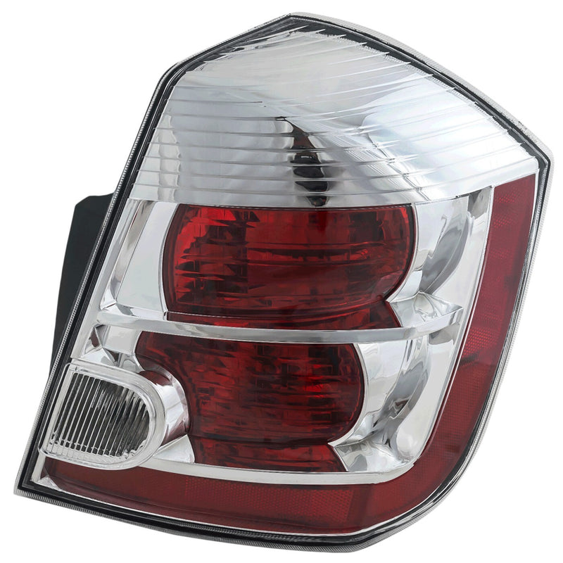 DURAFORCE Halogen Tail Light For 2007-2009 Nissan Sentra 2.0L Eng. Right Clear & Red Lens