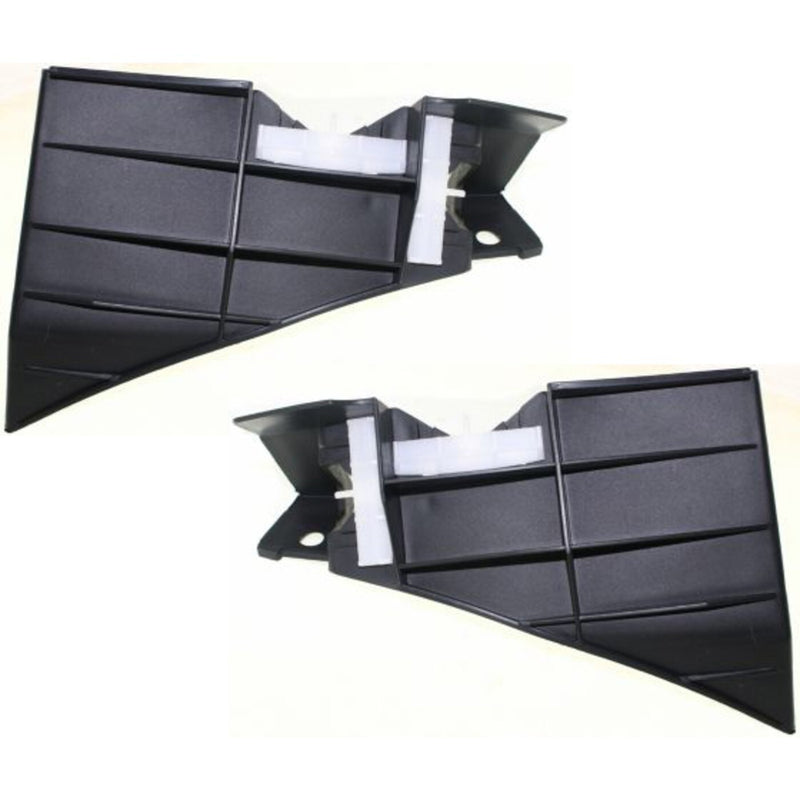 DURAFORCE Bumper Bracket Set For 2005-09 Ford Mustang Reinf Support Cover Front Steel 2Pc