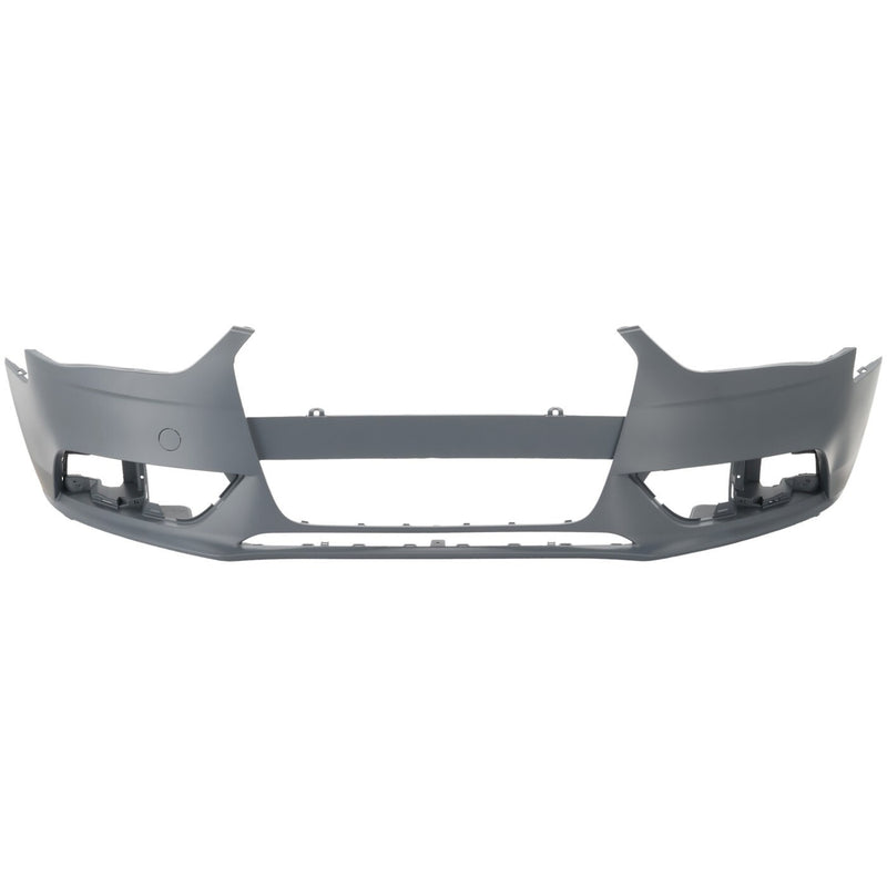 DURAFORCE Front Bumper Cover For 2013-2016 Audi A4 Quattro A4 Primed With Fog Lamp Holes