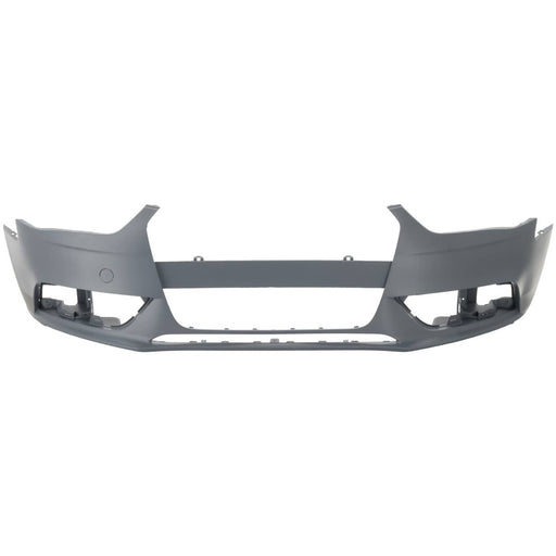 DURAFORCE Front Bumper Cover For 2013-2016 Audi A4 Quattro A4 Primed With Fog Lamp Holes