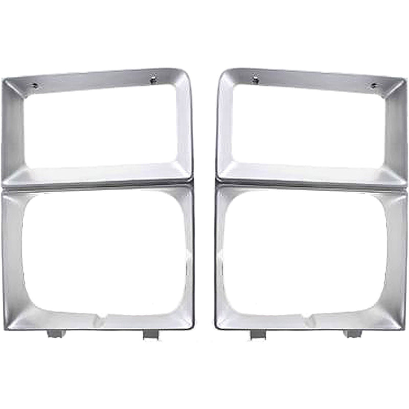 DURAFORCE Headlight Headlamp Door Set For 1983-1984 Chevy C10 K10 GMC C1500 Left and Right