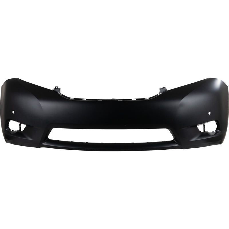 DURAFORCE Front Bumper Cover For 2011-2017 Toyota Sienna Limited XLE Primed