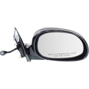 DURAFORCE Manual Remote Mirror Set Of 2 For 1992-1995 Honda Civic Manual Folding Paintable