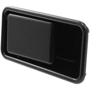 DURAFORCE Front Exterior Door Handle Set For 1987-06 Jeep Wrangler Half Door Smooth Black