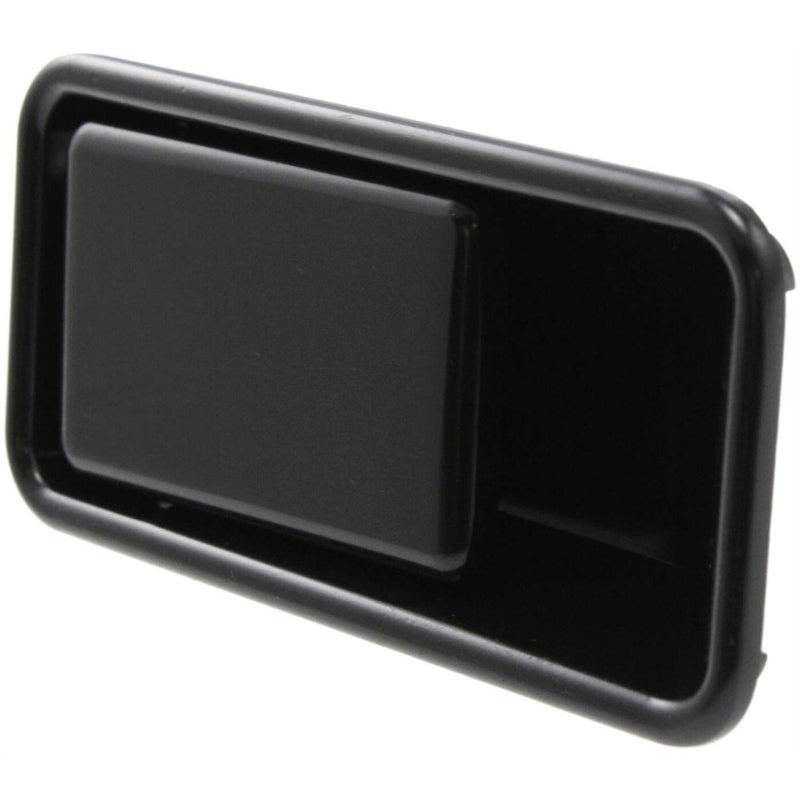 DURAFORCE Front Exterior Door Handle Set For 1987-06 Jeep Wrangler Half Door Smooth Black