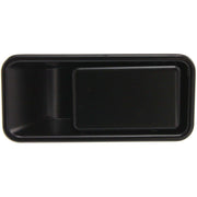 DURAFORCE Front Exterior Door Handle Set For 1987-06 Jeep Wrangler Half Door Smooth Black