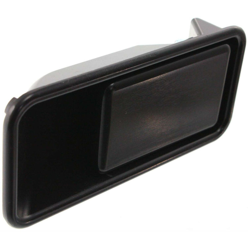 DURAFORCE Front Exterior Door Handle Set For 1987-06 Jeep Wrangler Half Door Smooth Black