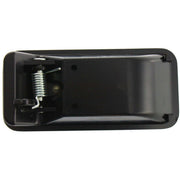 DURAFORCE Front Exterior Door Handle Set For 1987-06 Jeep Wrangler Half Door Smooth Black