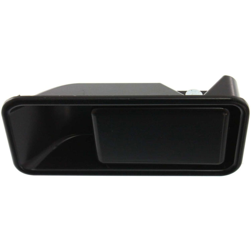 DURAFORCE Front Exterior Door Handle Set For 1987-06 Jeep Wrangler Half Door Smooth Black