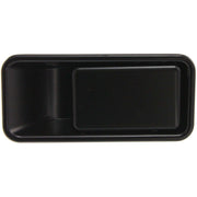 DURAFORCE Front Exterior Door Handle Set For 1987-06 Jeep Wrangler Half Door Smooth Black