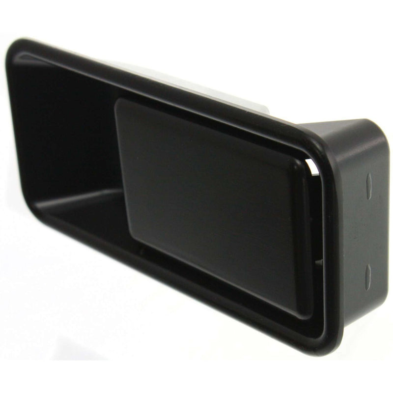 DURAFORCE Front Exterior Door Handle Set For 1987-06 Jeep Wrangler Half Door Smooth Black
