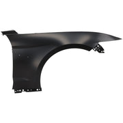 DURAFORCE Fender For 2015-2017 Ford Mustang Front Passenger Primed Steel w/ Molding Holes