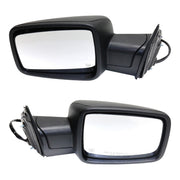 DURAFORCE Mirrors Set For 2014-2018 Ram 1500 Power Fold Power Adjust Heated Puddle Light