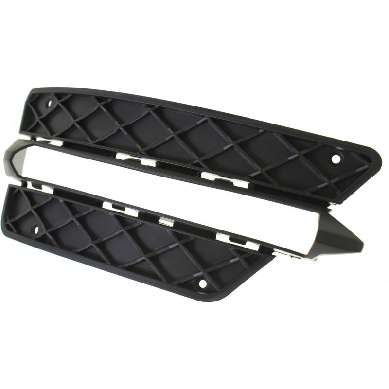 DURAFORCE Bumper Grille For 2012-2014 Mercedes Benz C250 C300 Set of 2 LH & RH Plastic