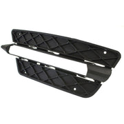 DURAFORCE Bumper Grille For 2012-2014 Mercedes Benz C250 C300 Set of 2 LH & RH Plastic