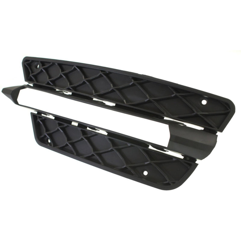 DURAFORCE Bumper Grille For 2012-2014 Mercedes Benz C250 C300 Set of 2 LH & RH Plastic