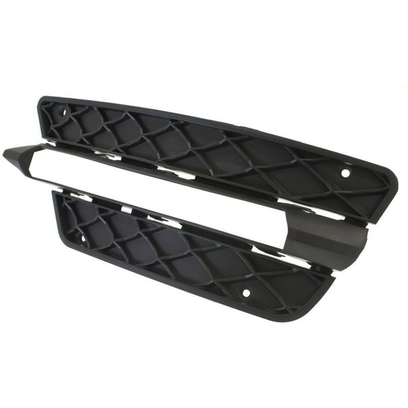 DURAFORCE Bumper Grille For 2012-2014 Mercedes Benz C250 C300 Set of 2 LH & RH Plastic