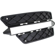 DURAFORCE Bumper Grille For 2012-2014 Mercedes Benz C250 C300 Set of 2 LH & RH Plastic