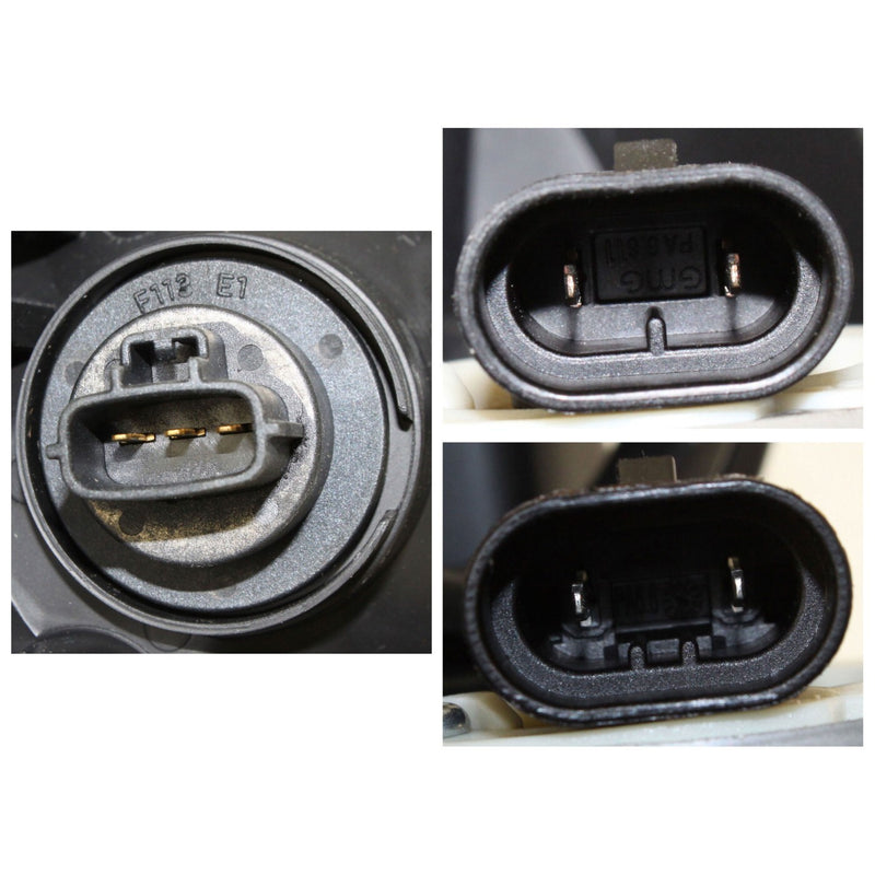 DURAFORCE Headlight Set For 2009-2014 Toyota Matrix Left and Right Headlamp With Bulb 2Pc