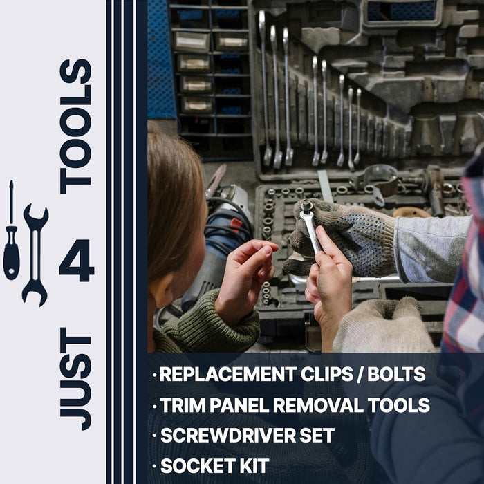 DURAFORCE Fender Flares For 2013-2016 Mazda CX-5 Front Right Black Plastic Bolt-on