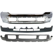 DURAFORCE Bumper Kit For 2001-2004 Ford F250 Super Duty F-Series Front Chrome with Valance