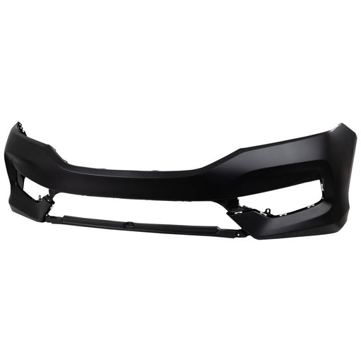 DURAFORCE Front Bumper Cover Primed For 2016-2017 Honda Accord 4-Door Sedan CAPA