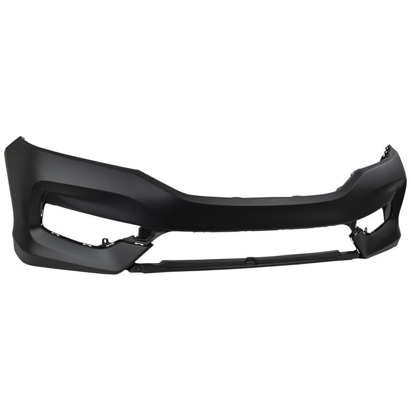 DURAFORCE Front Bumper Cover Primed For 2016-2017 Honda Accord 4-Door Sedan CAPA