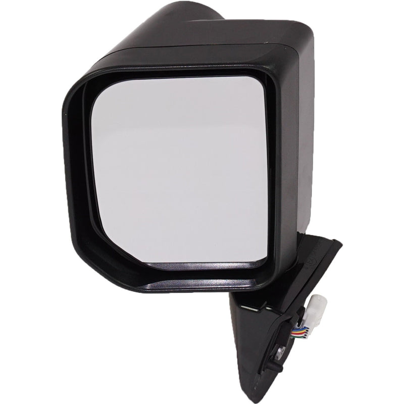 DURAFORCE Fits Toyota FJ Cruiser 07-14 Set of Side View Power Mirrors Gloss Black w/ Lamps