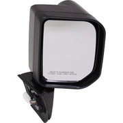 DURAFORCE Fits Toyota FJ Cruiser 07-14 Set of Side View Power Mirrors Gloss Black w/ Lamps