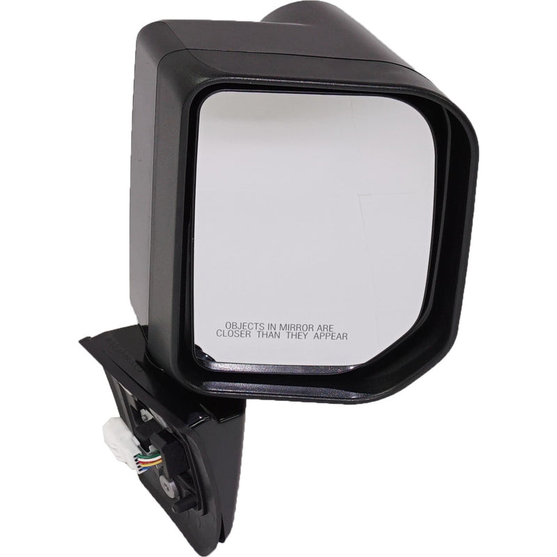 DURAFORCE Fits Toyota FJ Cruiser 07-14 Set of Side View Power Mirrors Gloss Black w/ Lamps
